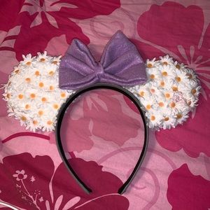 Handmade Mickey ears with bow